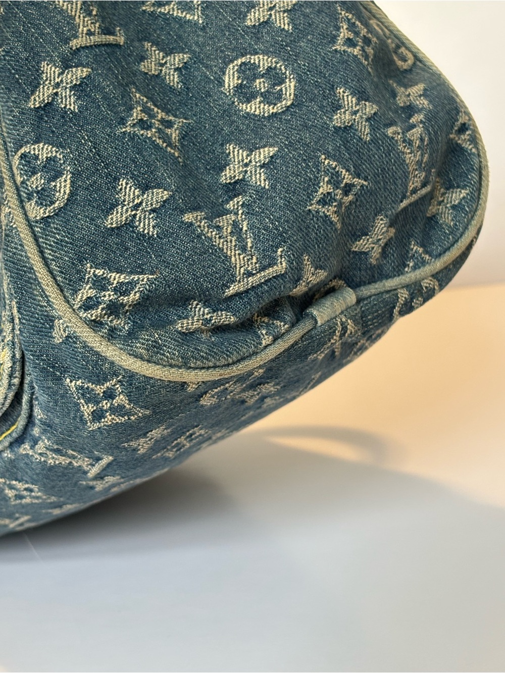 2005 Vintage Louis Vuitton Denim Neo Speedy - Picture 4 of 9